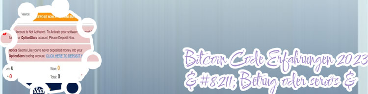 Erfahrungen bitcoin code
